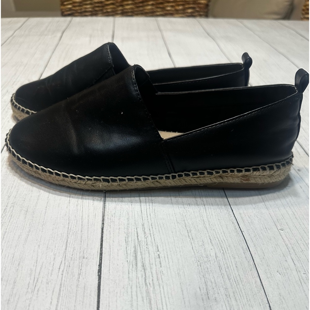 Steve Madden Black Espadrilles Slip-on Shoes